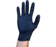 Image Thumbnail for Grabber Black Nitrile Gloves, Size L, Box of 100